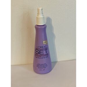 Loreal Set Styling Lotion Regular Purple VTG Discontinued Shine Bounce 90s y2k